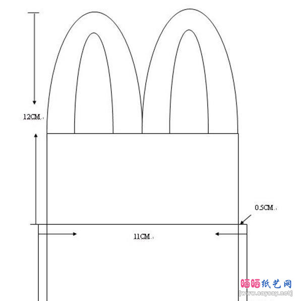 水果蓝变废为宝制作可爱糖果小兔置物篮方法教程