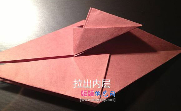 三尾妖狐手工折纸实拍图解教程步骤20