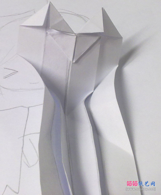 有趣的玫瑰花心手工折纸实拍教程