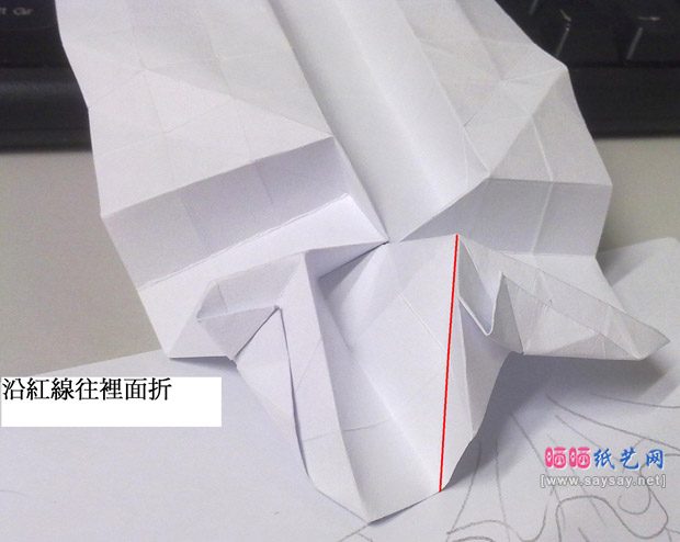 有趣的玫瑰花心手工折纸实拍教程