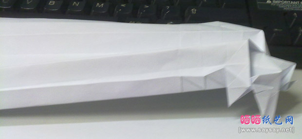 有趣的玫瑰花心手工折纸实拍教程