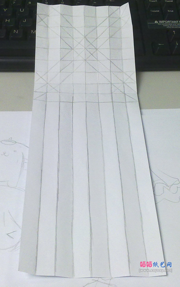 有趣的玫瑰花心手工折纸实拍教程