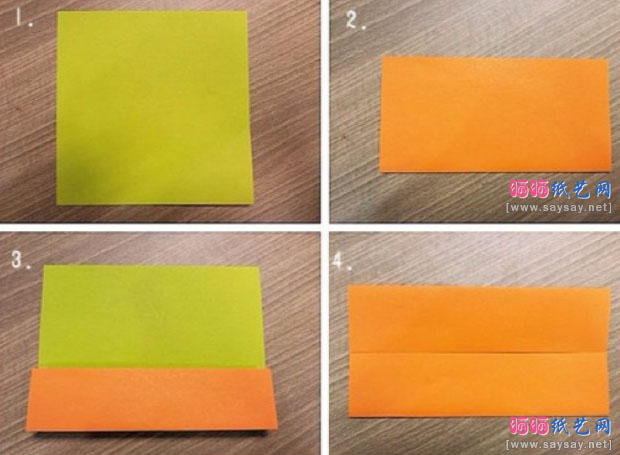 如何制作纸艺外星人折纸实拍图片教程