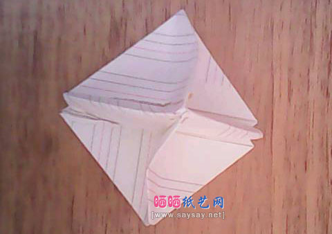 手工制作雨伞书签折纸图文教程 第17步