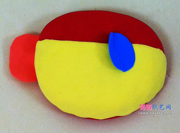 可爱软陶翻车鱼冰箱贴手工制作图文教程