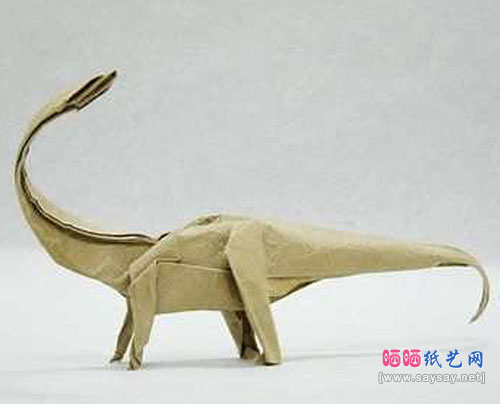 重龙手工折纸图谱教程图片步骤2