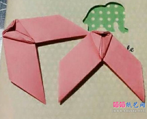 简易儿童折纸飞镖的折法图文教程完成效果图