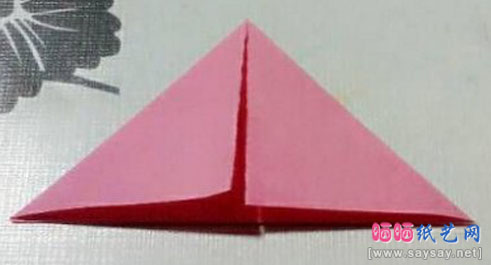 简易儿童折纸飞镖的折法图文教程图片步骤3