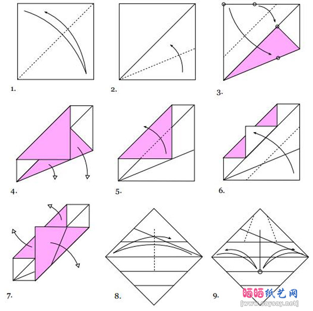 手把手教你制作简单的纸艺兰花折纸图谱教程图片步骤1