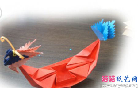 有趣简单的幼儿儿童端午节龙舟效果图