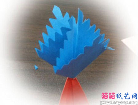 有趣简单的幼儿儿童端午节龙舟折纸方法教程