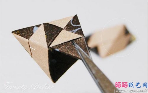 韩国小粽子纸艺挂饰制作方法 有趣的端午节折纸