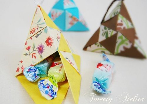 韩国小粽子纸艺挂饰制作方法 有趣的端午节折纸