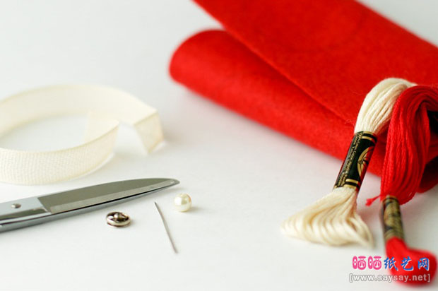 手工制作漂亮的罂粟花手链DIY方法教程图片步骤1
