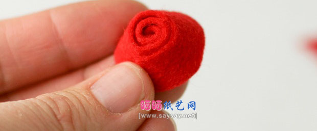 手工制作漂亮的罂粟花手链DIY方法教程图片步骤5