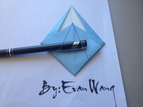 萌萌的西方小飞龙的折纸方法图解教程