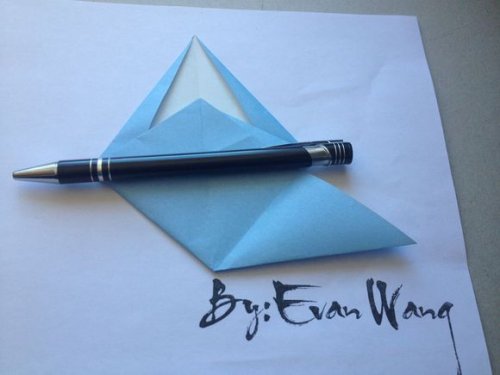 萌萌的西方小飞龙的折纸方法图解教程