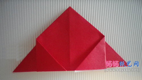 纸艺番茄的折法 西红柿折纸图文教程图解6