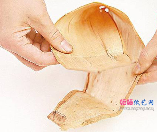 端午手工二：粽叶甜筒1