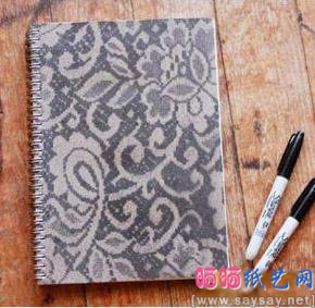 漂亮的蕾丝笔记本效果图