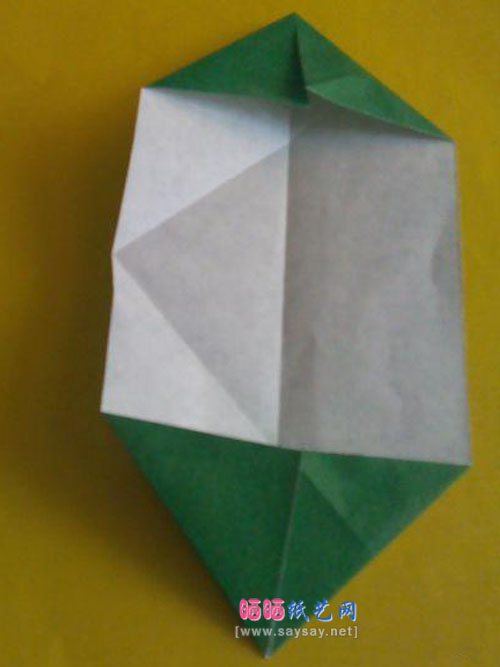 端午节折纸教程 可爱的三角粽子的折法