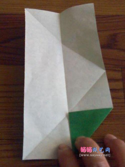 端午节折纸教程 可爱的三角粽子的折法