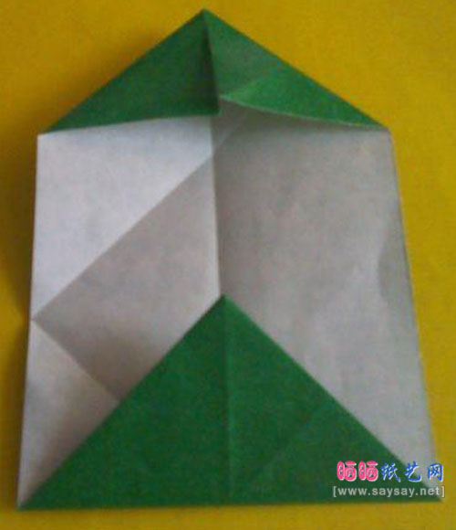 端午节折纸教程 可爱的三角粽子的折法