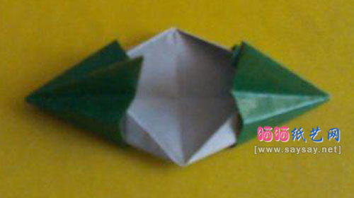 端午节折纸教程 可爱的三角粽子的折法