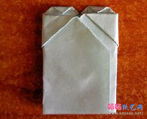 纸艺爱心型四叶草手工折纸图文教程