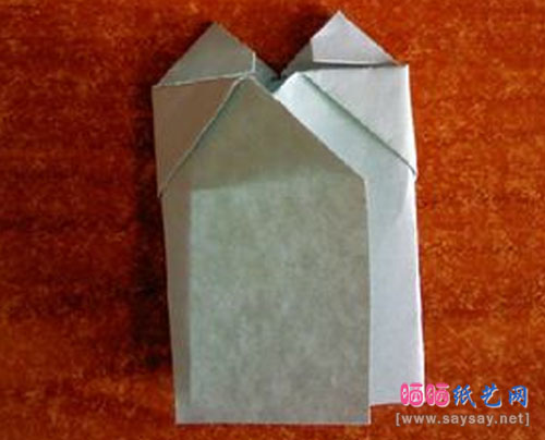 纸艺爱心型四叶草手工折纸图文教程