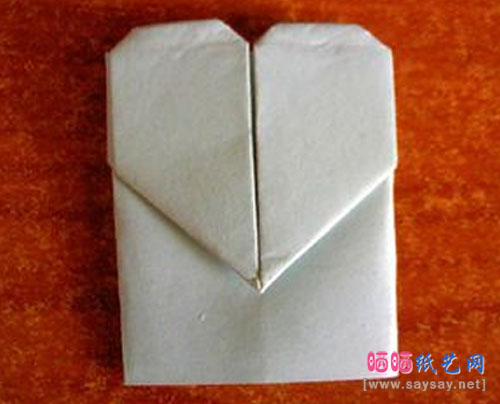 纸艺爱心型四叶草手工折纸图文教程