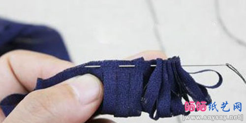 漂亮发饰DIY 精致太阳花发圈手工制作图文教程