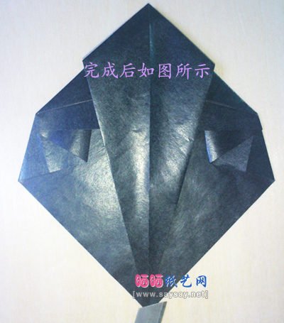 手工折纸飞镖的折法图片教程