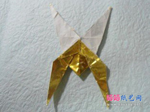 蝴蝶折纸大全之HTQ蝴蝶的折法图文教程