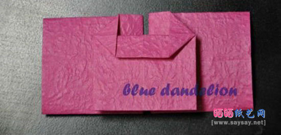 纸币折纸系列教程之蝴蝶爱心手工折纸图片教程