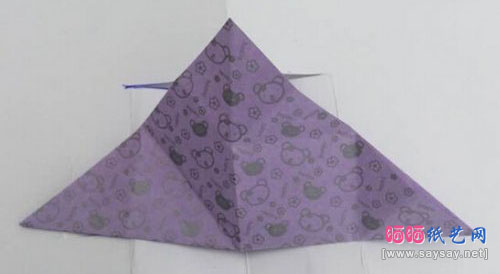 飞机折纸大全 好玩的手指战斗机手工折纸图片步骤