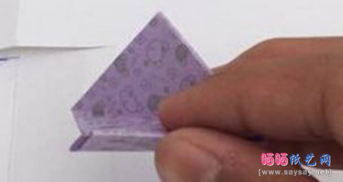 飞机折纸大全 好玩的手指战斗机手工折纸图片步骤
