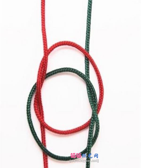 简单珠子红绳项链编织图文教程