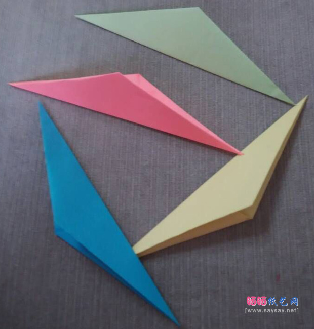 螺旋镖手工折纸图文教程