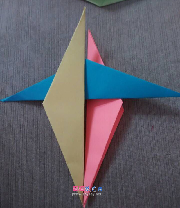 螺旋镖手工折纸图文教程