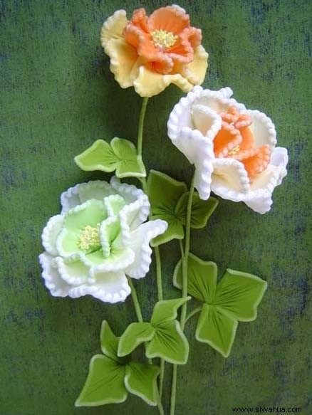 扭扭棒制作丝网牡丹花DIY制作教程