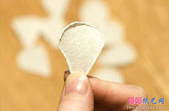 皱纹纸手工制作素雅仿真花DIY教程