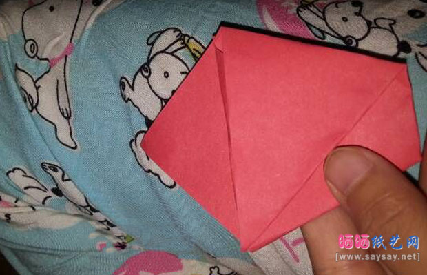 美味的薯条手工折纸图片教程 第8步