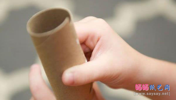 假期儿童手工：卷纸芯筒旧物改造DIY忍者神龟手指木偶玩具的手工制作教程