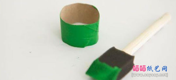 假期儿童手工：卷纸芯筒旧物改造DIY忍者神龟手指木偶玩具的手工制作教程
