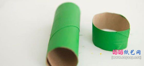 假期儿童手工：卷纸芯筒旧物改造DIY忍者神龟手指木偶玩具的手工制作教程
