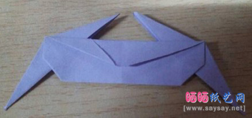 折纸千纸鹤步骤图解-超美的恩爱千纸鹤