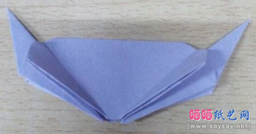 折纸千纸鹤步骤图解-超美的恩爱千纸鹤