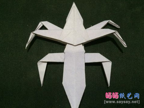 十二星座折纸教程之天蝎座手工折纸图文教程