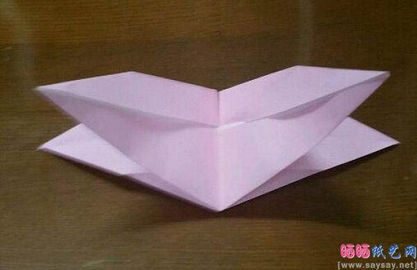 漂亮精致的帆船折纸方法教程